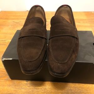 Aldo men’s brown suede dress loafers, size 12